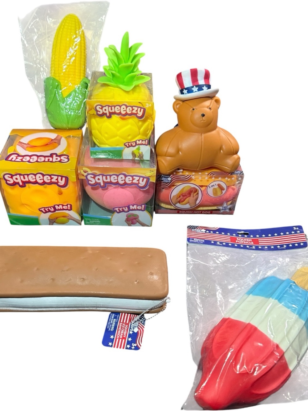 Viral Squeezy Sunny Days Squishy Bundle